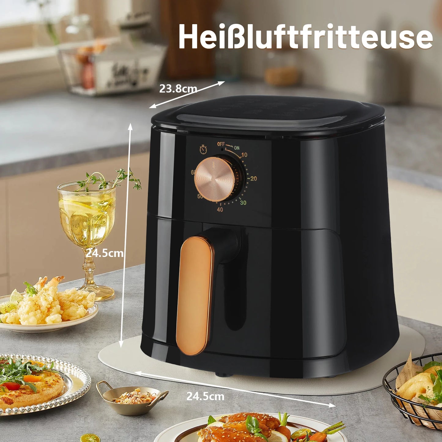 Air Fryer Household Intelligent Multifunctional Large Capacity Electric Fryer French fries machine electric fully automatic oven