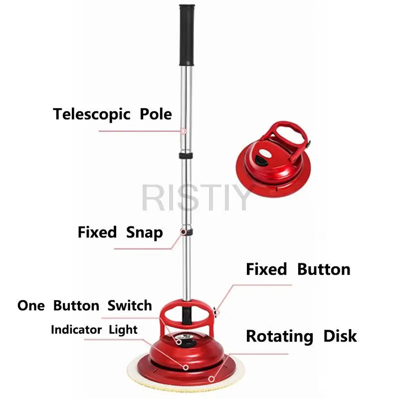 Wireless Automatic Cleaning Machine Mop Electric Cleaning Household Machine Wipes Floor Tiles Glass Roof Waxing Artifact