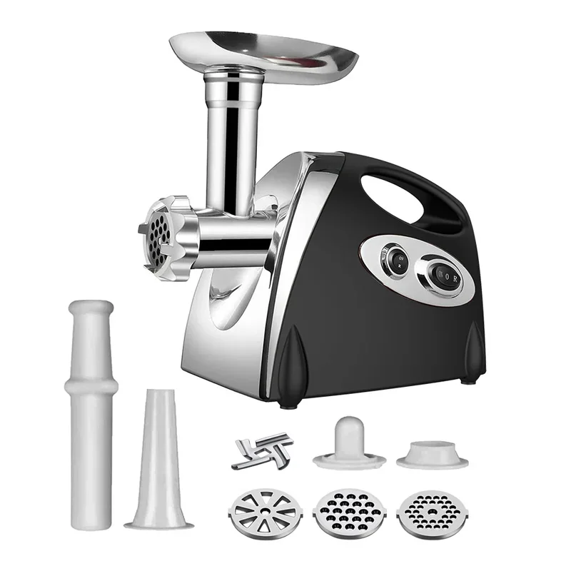 1000W Electric Meat Grinder Heavy hard Meat Mincer Sausage Stuffer Machine 220V Stainless Steel Food grain Stand mix